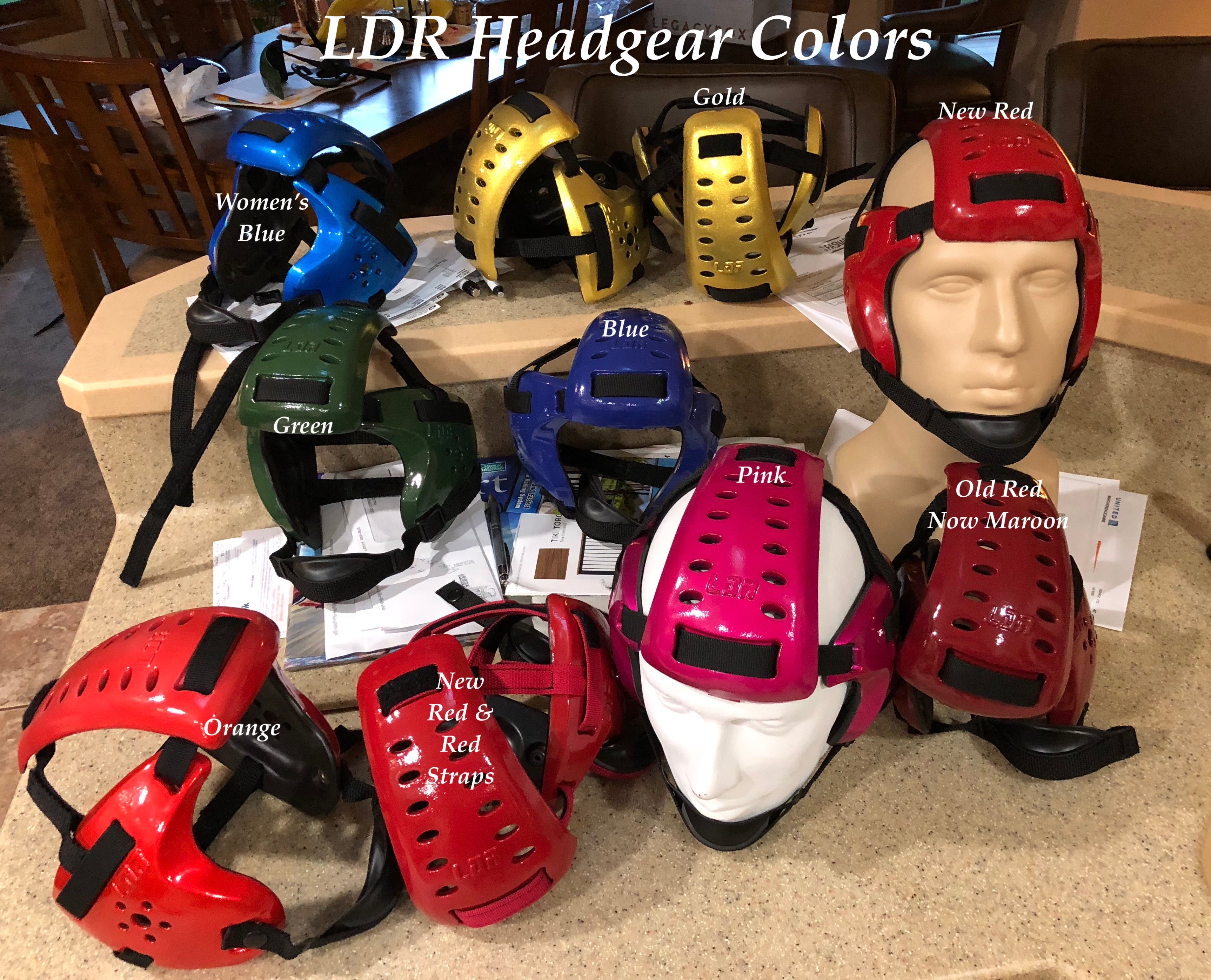 Exciting Wrestling Headgrear New Colors LDR Headgear LLC