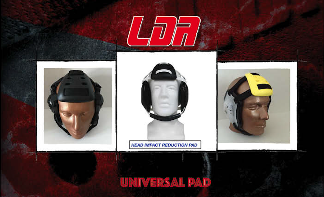 LDR UNIVERSAL PAD - Adult - BLACK – LDR Headgear LLC