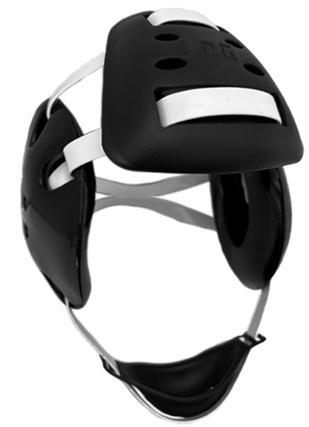 UNIVERSAL FRONT PAD -  Adult - BLACK - LDR Headgear LLC