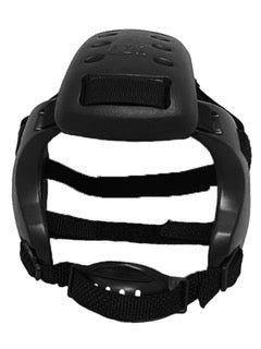 Earguard XP - Black & White with School Straps - LDR Headgear LLC