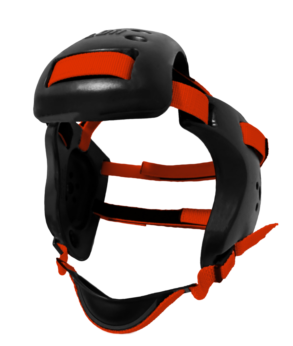 Earguard XP - Adult Black & School Color Straps - LDR Headgear LLC
