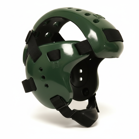 Green headgear side view