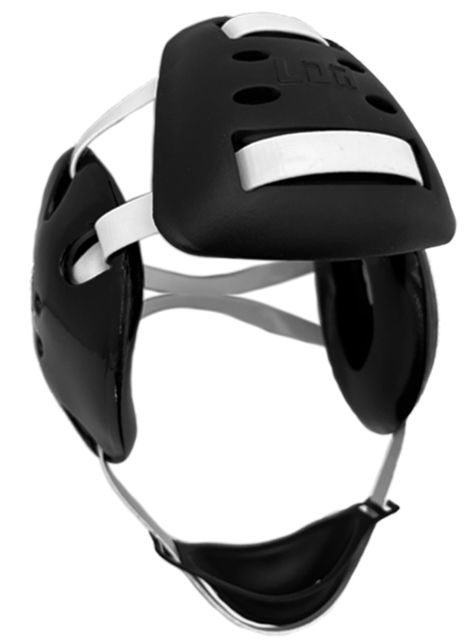 UNIVERSAL FRONT PAD -  Adult - BLACK - LDR Headgear LLC